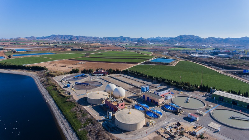 En la depuradora Cabezo Beaza (Murcia), el agua regenerada se usa principalmente para la agricultura 